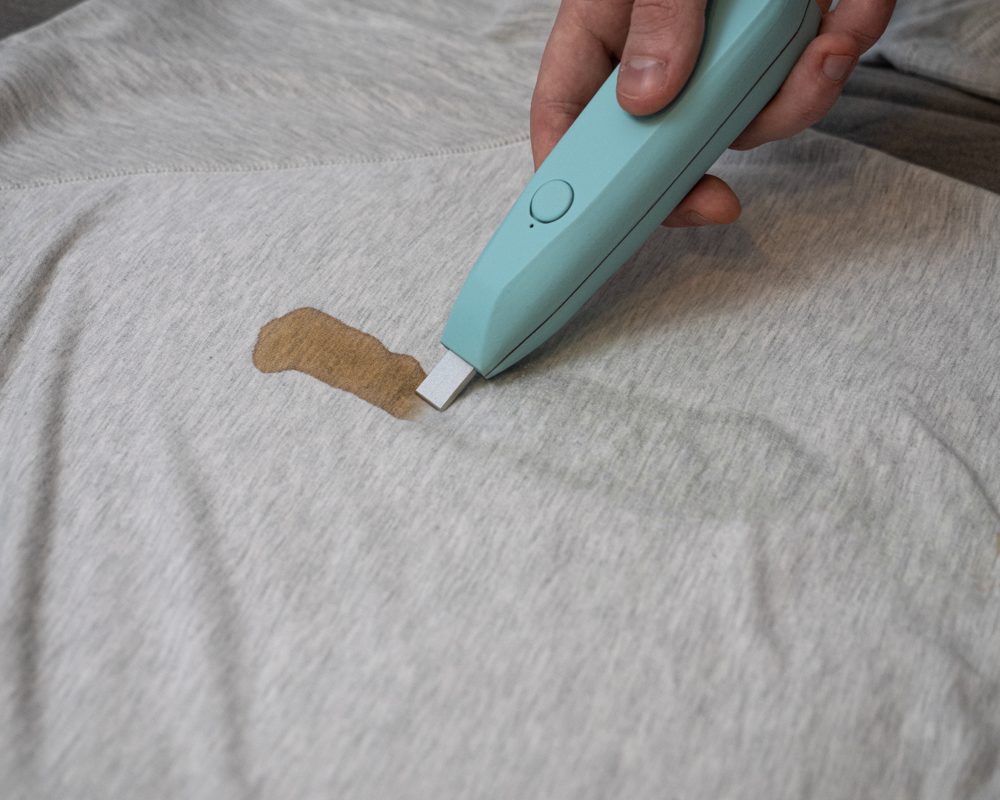 Removing coffee stain